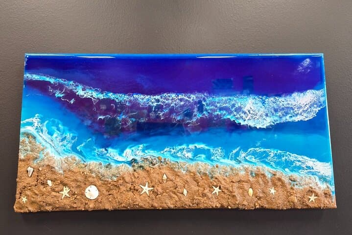 Houston Resin Beach Scene Class: Instructor-Led Coastal Resin Workshop photo 4