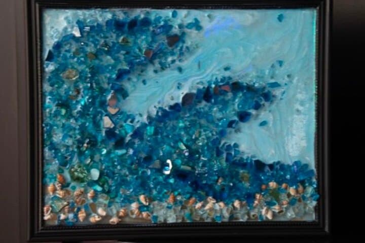 Create a Mosaic Resin Frame in Houston: Hands-On Art Workshop
