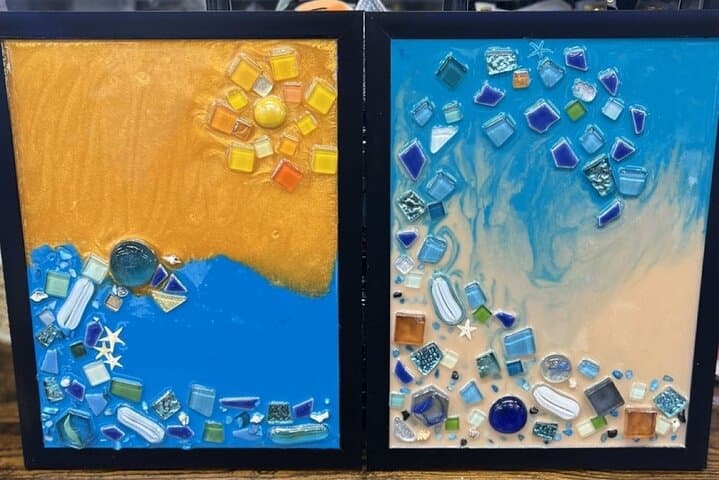 Create a Mosaic Resin Frame in Houston: Hands-On Art Workshop photo 2