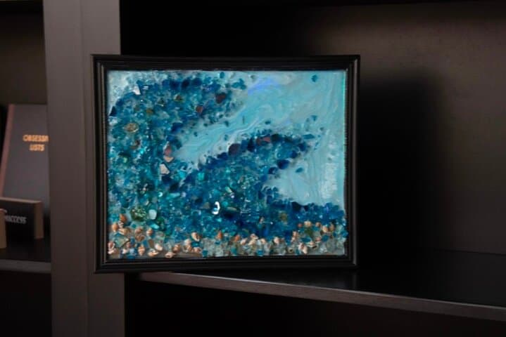 Create a Mosaic Resin Frame in Houston: Hands-On Art Workshop photo 3