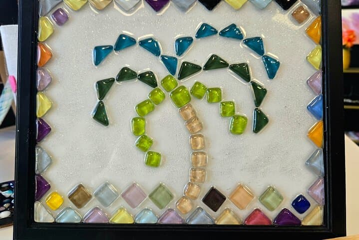 Create a Mosaic Resin Frame in Houston: Hands-On Art Workshop photo 4