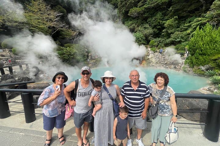 Beppu Umi Jigoku Blue Hell & Kannawa Onsen: Private 3‑Hour Cozy Car Tour photo 2