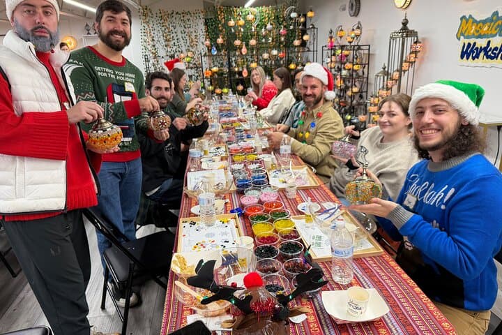 Philadelphia Turkish Mosaic Lamp Workshop — Make Your Own Mosaic Lamp photo 5