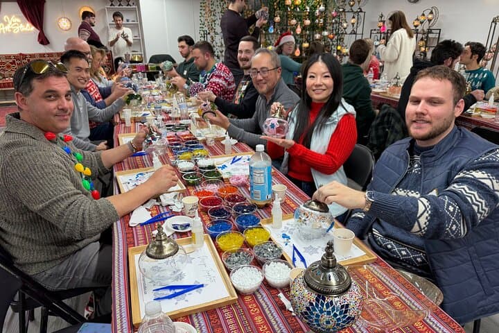 Philadelphia Turkish Mosaic Lamp Workshop — Make Your Own Mosaic Lamp photo 3