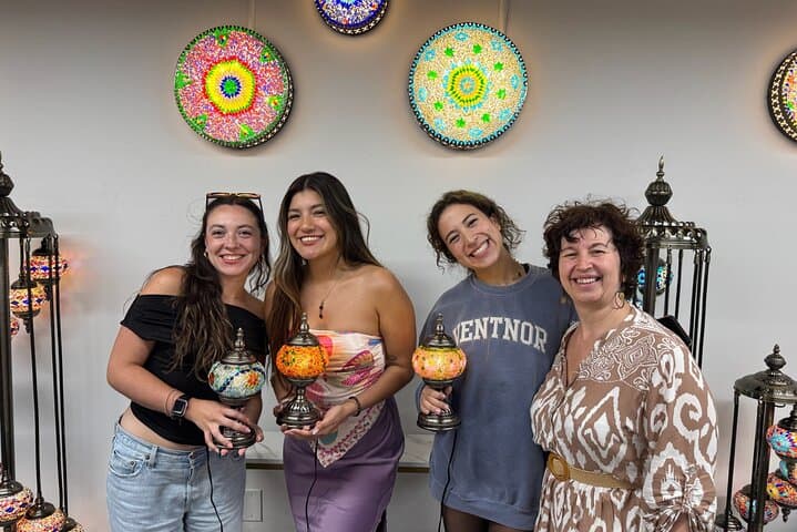 Philadelphia Turkish Mosaic Lamp Workshop — Make Your Own Mosaic Lamp photo 6