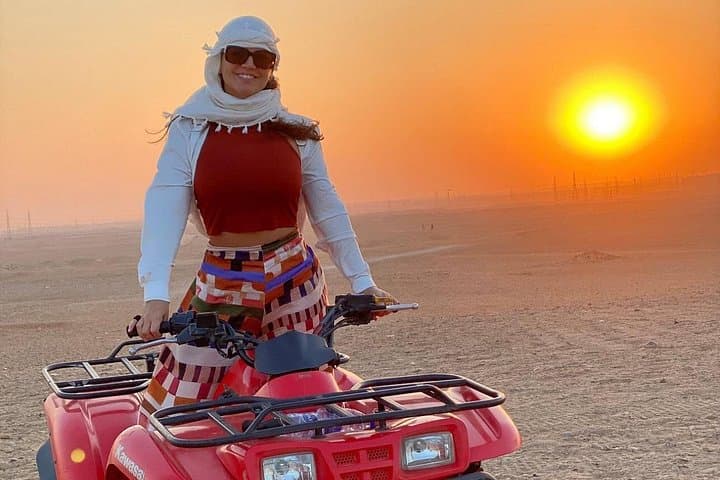 Giza Pyramids to Nile Dinner Cruise: Quad Bike, Camel Ride & Evening Cruise in One Day photo 2