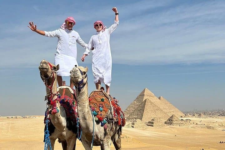 Giza Pyramids to Nile Dinner Cruise: Quad Bike, Camel Ride & Evening Cruise in One Day photo 4