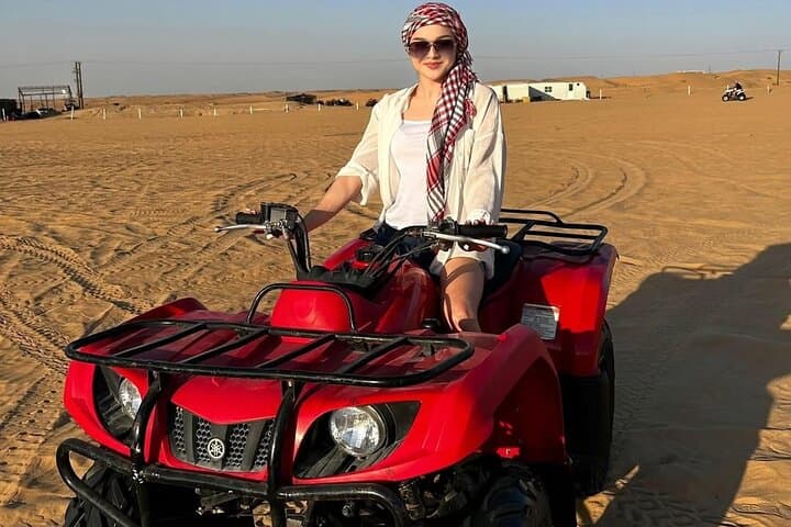 VIP Evening Desert Safari in Dubai: Red Dunes Sunset, Dune Bashing & BBQ photo 3