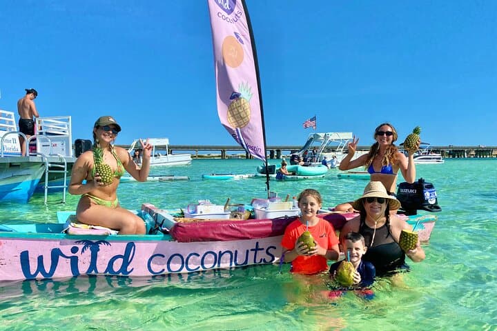 Shared Pontoon Tour to Crab Island — Slide, Paddle & Snorkel in Destin photo 5