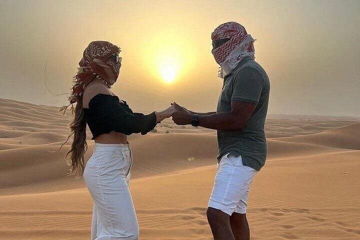 VIP Morning Red Dune Safari & Camel Ride — Lahbab Desert Sunrise in Dubai photo 2