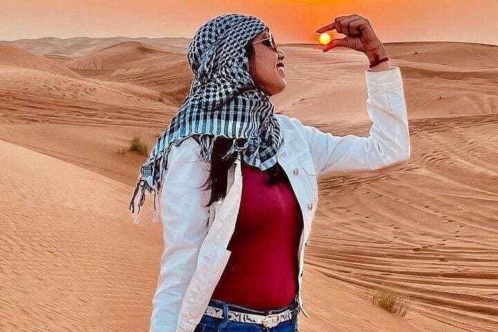 VIP Morning Red Dune Safari & Camel Ride — Lahbab Desert Sunrise in Dubai photo 3
