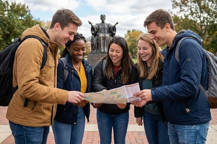 Campus Quest: University Scavenger Hunt in Champaign, Illinois