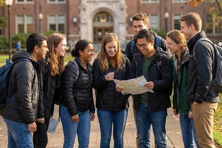 App-Led Scavenger Hunt at University of Oregon: Waddle Around Campus