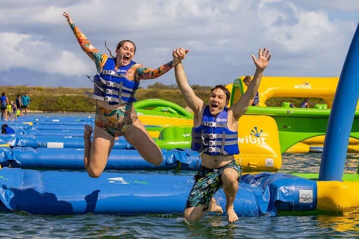 Wai Kai Lagoon Floating Obstacle Course — Oahu Family Water Playground photo 4