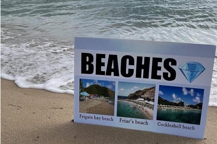 Private Saint Kitts Beach Excursion: Timothy Hill & Cockleshell Beach