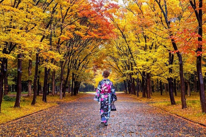Sapporo Kimono Walk: Downtown Dressing, Shrines & Park Photos photo 4