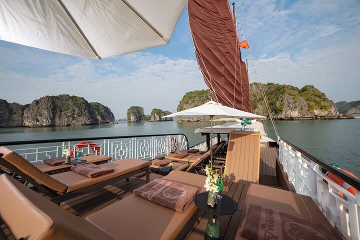 Two-Day Private Boutique Cruise Through Bai Tu Long Bay's Limestone Labyrinth photo 6