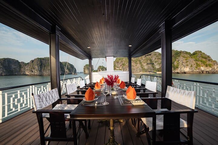 Two-Day Private Boutique Cruise Through Bai Tu Long Bay's Limestone Labyrinth photo 4