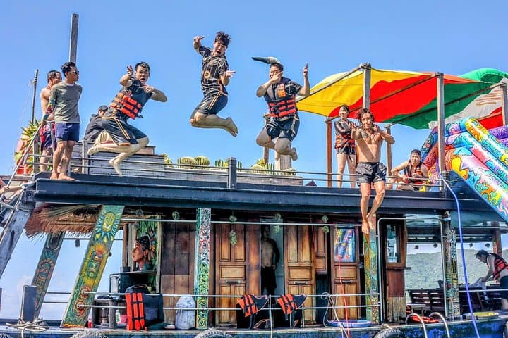 Nha Trang Bay Half-Day Snorkel & BBQ: Tiki-Boat Cruise to Three Islands photo 1