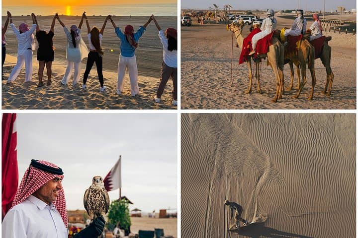 Doha Desert Safari: Dune Bashing, Sandboarding & Inland Sea Day Trip photo 1