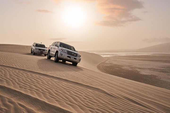 Doha Desert Safari: Dune-Bashing, Camel Ride & Inland Sea Views