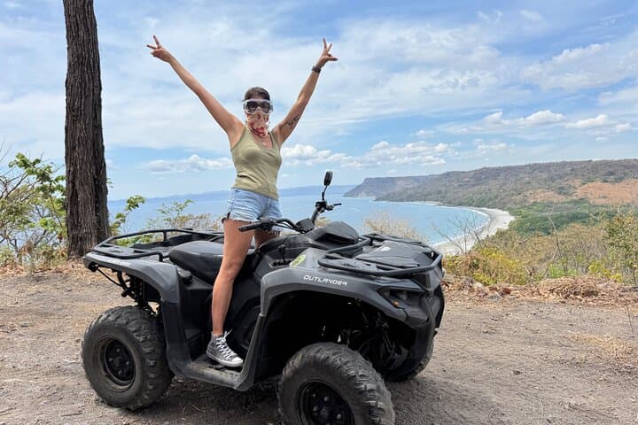 Playa Flamingo Private ATV Beach Expedition — Cliffside, Estuary & Shoreline Ride photo 4