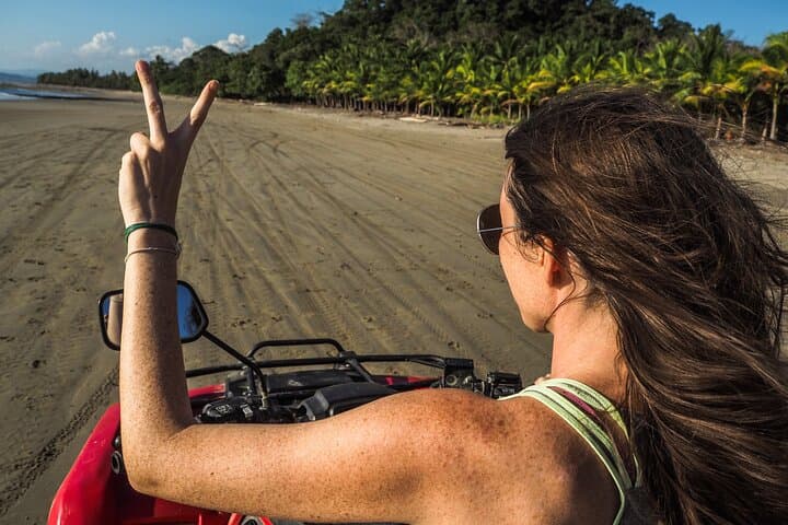 Playa Flamingo Private ATV Beach Expedition — Cliffside, Estuary & Shoreline Ride photo 6