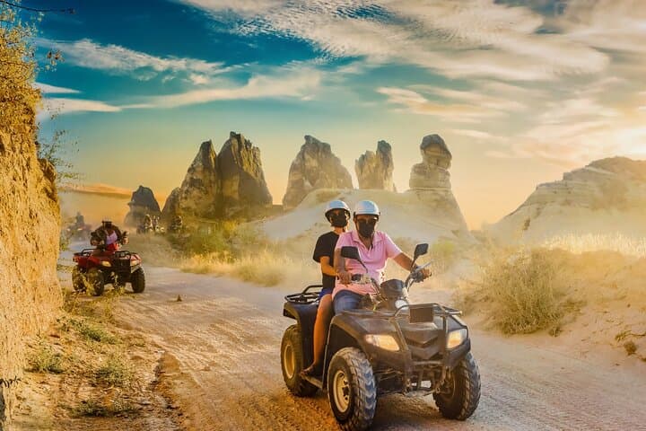 Cappadocia Sunset ATV Quad Tour Through Love, Red & Rose Valleys