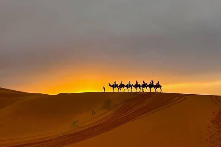 3-Day Sahara Tour from Marrakech — Camel Trek, Merzouga Dunes & Berber Desert Camp