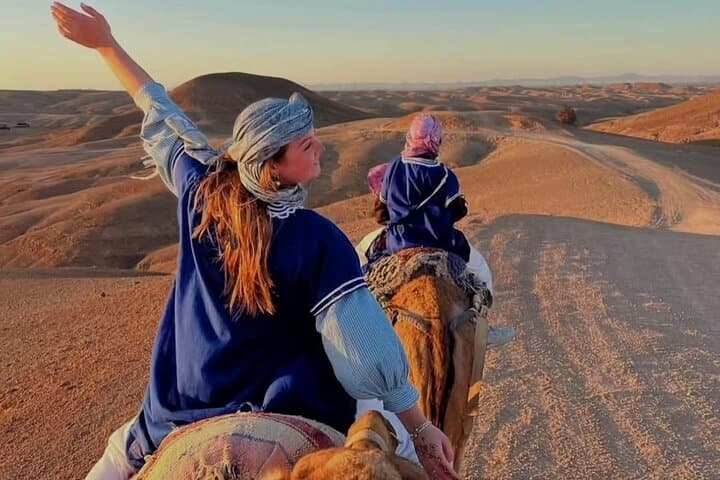 Sunset Quad & Camel Ride with Dinner Show in Agafay Desert (From Marrakech) photo 3