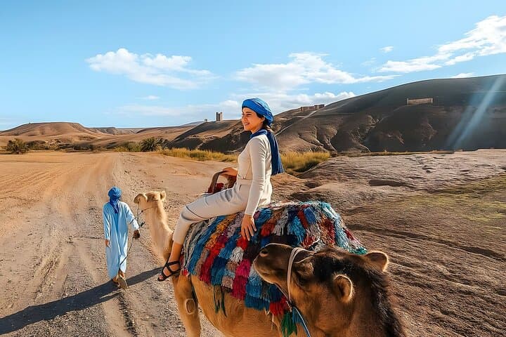 Half-Day Agafay Desert Quad Biking, Camel Ride & Tea from Marrakech