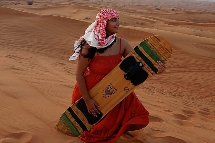 Dubai Morning Desert Safari: Dune Bashing, Sandboarding, Camel Ride & Falcon Photo photo 3