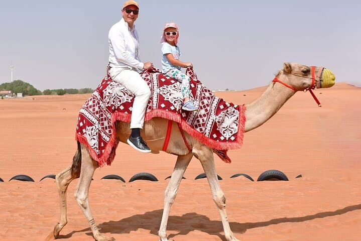 Dubai Morning Desert Safari: Dune Bashing, Sandboarding, Camel Ride & Falcon Photo