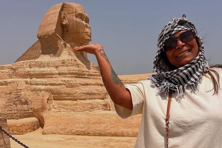 Private Giza Pyramids & Grand Egyptian Museum Day Tour — Sphinx, Camel Ride & Khan El Khalili photo 4