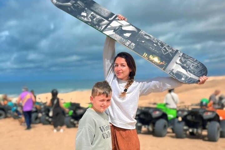 Agadir Sandboard and Quad Biking: Mini Sahara Dunes Adventure from Agadir