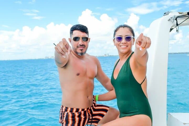 Catamaran to Isla Mujeres: Snorkel, Beach Club & Open Bar from Puerto Morelos photo 2