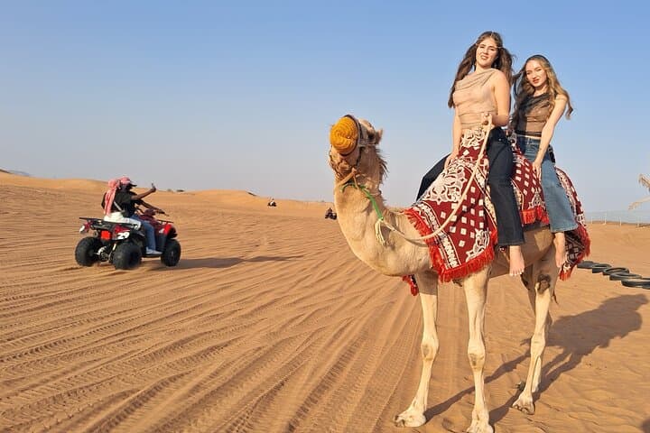 Evening Dubai Desert Safari: Quad Bike, Dune Bashing & Bedouin Camp Experience