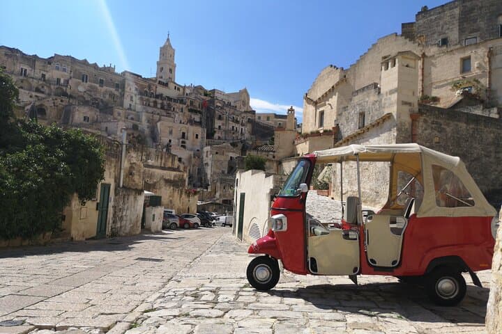 Ape Tour Matera: Guided Ape Calessino Ride Through the Sassi