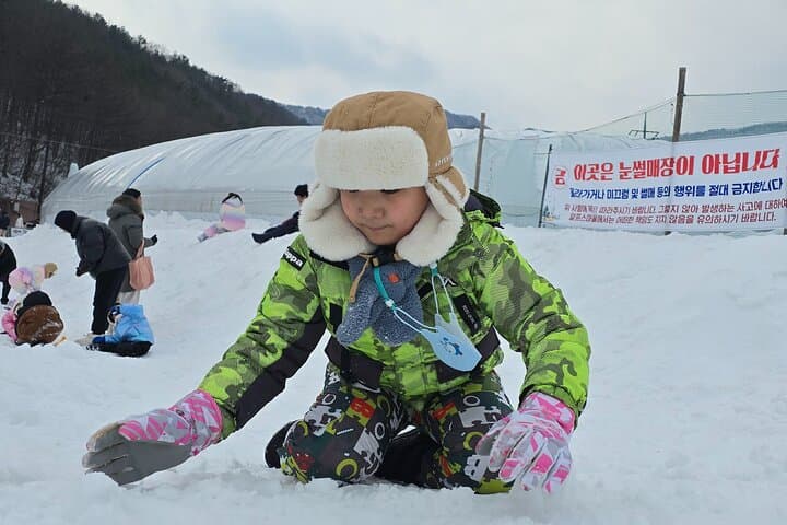 Namyangju Day Trip: Strawberry Picking, Eobi Ice Valley & Snow Sledding photo 4