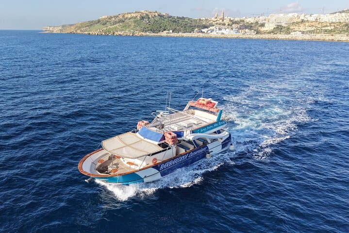 Blue Lagoon, Crystal Lagoon & Gozo: Comino Island Boat Day from Malta
