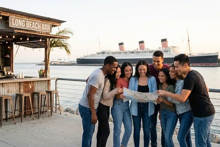 Long Beach Bar Crawl Adventure Hunt: Self-Guided Pub Quiz & Photo Challenges