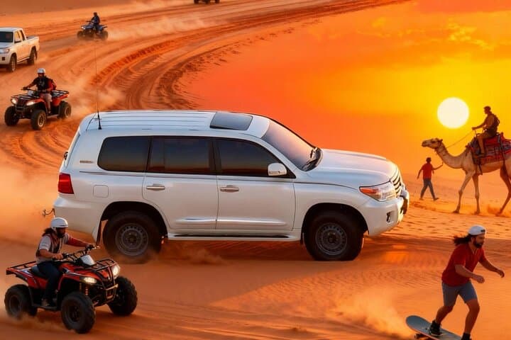 Doha Half-Day Desert Safari: Camel Ride, Dune Bashing & Inland Sea