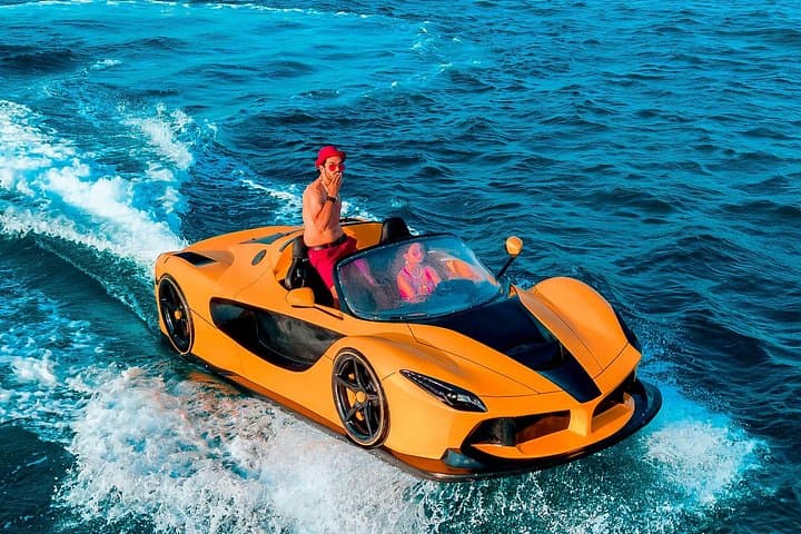 Zanzibar JetCar Experience: Kendwa Floating Sports Car with Drone Video photo 3