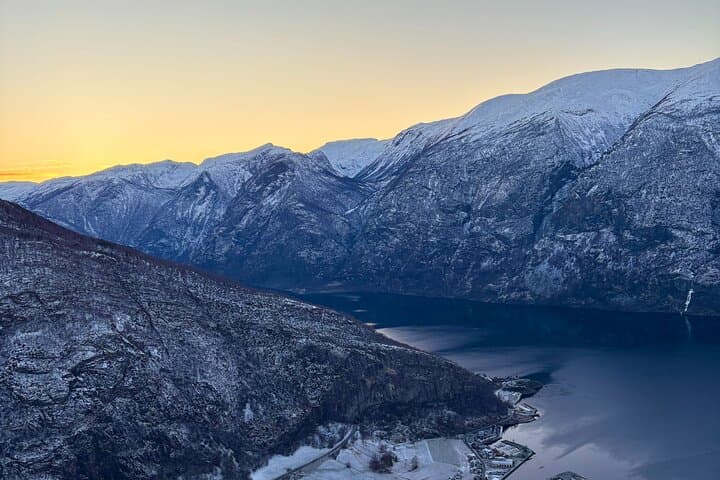 Winter Fjord Tour: Nærøyfjord Cruise, Flåm & Stegastein Viewpoint from Bergen photo 3