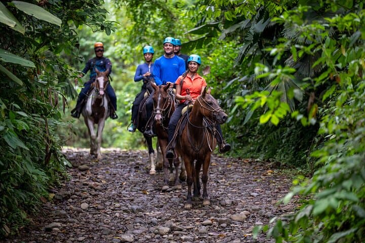 Arenal Horseback Ride to La Fortuna Waterfall — Ride, Hike & Swim