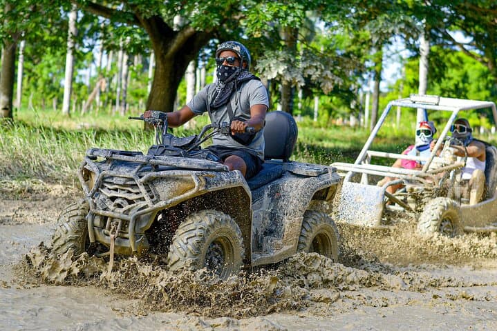 Half-Day Punta Cana ATV to Macao Beach and Water Cave — Coffee, Rum & Coastal Swim