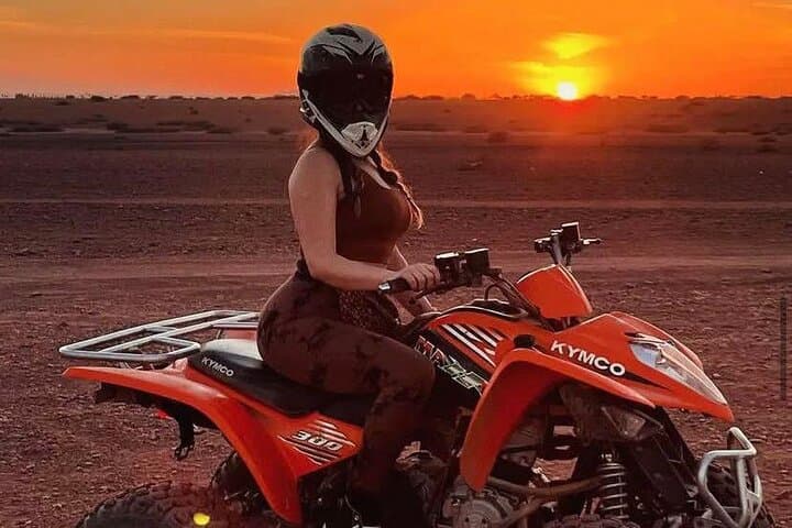 Quad and Camel Ride in Marrakech Palmeraie: 2-Hour Adventure with Mint Tea & Photo Stops