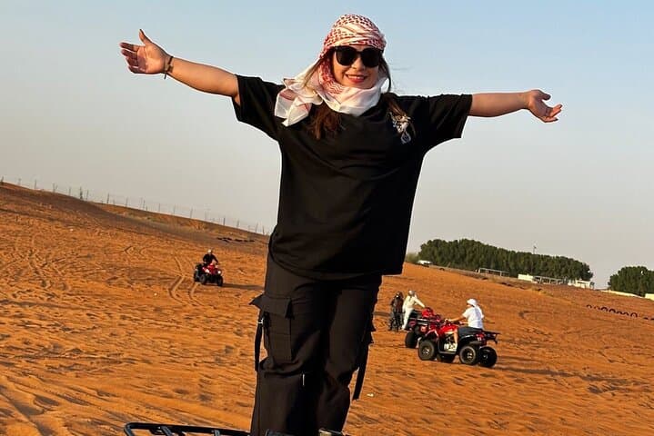 Morning Red Dunes Safari in Dubai: Camel Rides, Sandboarding & Sunrise Photos photo 2