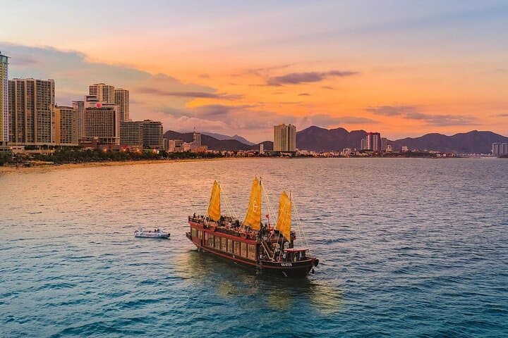 Nha Trang Nightfall Dinner & Cocktail Cruise — Sunset Junk Boat Dining