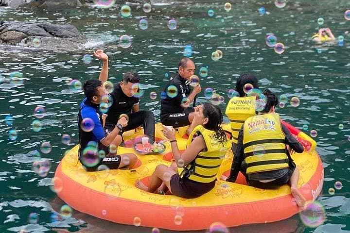 Nha Trang Island Hopping: Snorkel Coral Reefs and Floating Bar Party photo 4
